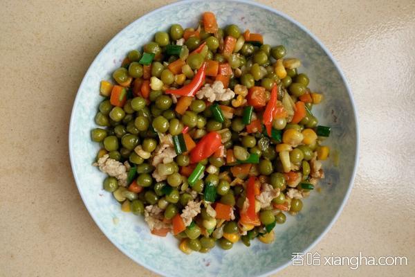 青豆炒肉的做法_菜譜_香哈網