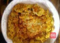 南瓜花摊鸡蛋饼的做法图解4