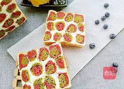 彩色斑纹吐司的做法图解28