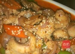 辣炒黑鱼片的做法图解7