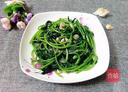 蒜香红薯叶的做法图解7