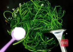 蒜香红薯叶的做法图解6