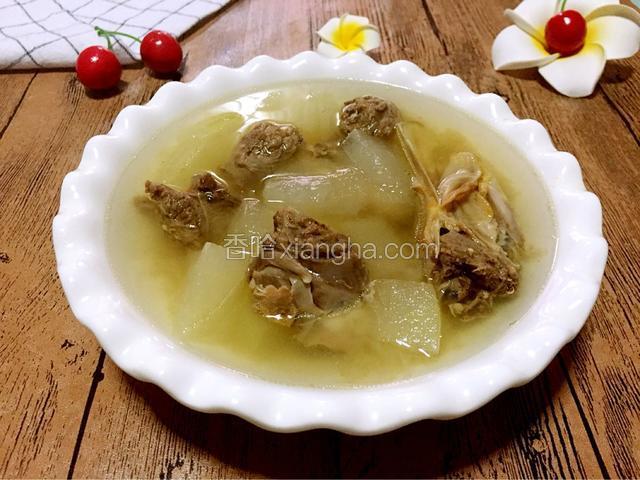 鸭头炖冬瓜汤
