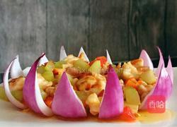 红椒青笋炒虾仁的做法图解10