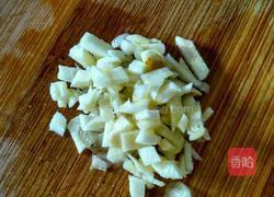 青笋炒山药肉的做法图解3