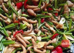 香辣韭苔炒鸭肠的做法图解4