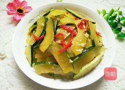 清炒嫩南瓜片的做法图解7