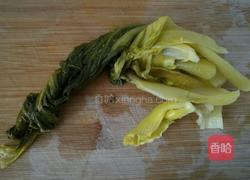 酸菜毛豆炒肉末的做法图解1