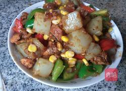 鸡腿肉炒凉粉的做法图解6