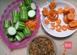 丝瓜酿肉的做法图解4