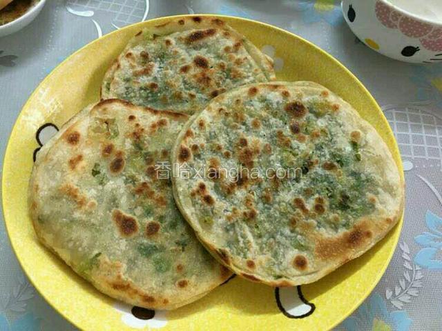 饺子皮葱油饼