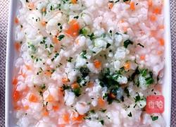 胡萝卜菠菜粥的做法图解5