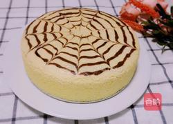 拉花戚风蛋糕（八寸)的做法图解18