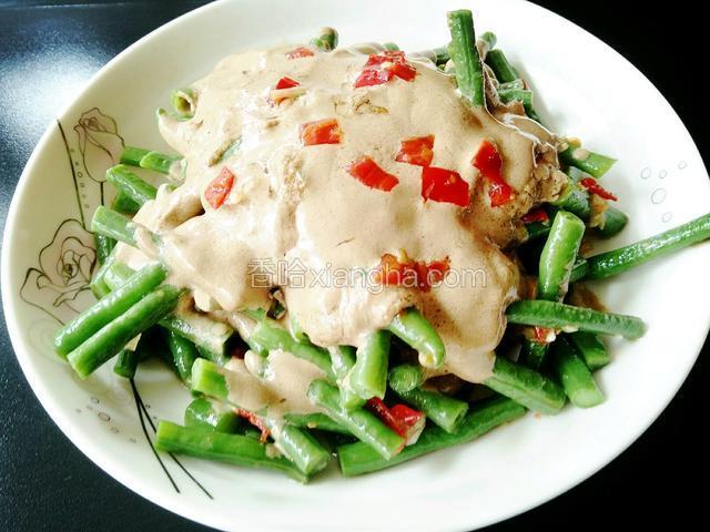 麻汁豆角