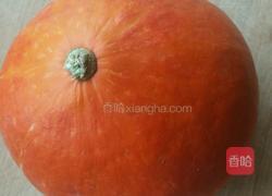 南瓜豆沙糯米饼的做法图解1