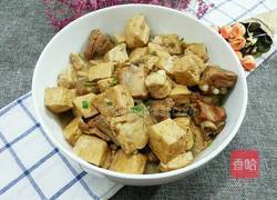 豆腐干烧排骨的做法图解8