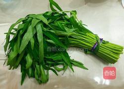 清炒空心菜的做法图解1
