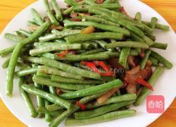 长豆角炒瘦肉的做法图解7
