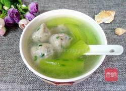 鲮鱼丸丝瓜汤的做法图解9