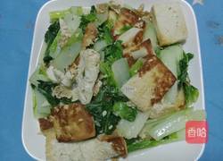 青菜烩豆腐的做法图解4