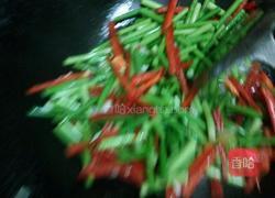 蒜苔炒牛肚的做法图解3