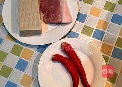 千页豆腐烧肉的做法图解1