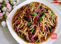 家常小炒面的做法图解7