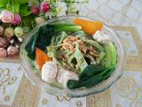 海米肉丸蔬菜面的做法[图]