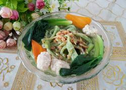 海米肉丸蔬菜面
