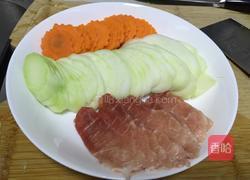 大芥蓝炒肉片的做法图解4