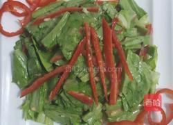 芝麻酱拌油麦菜的做法图解7