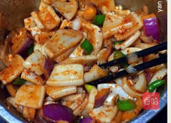 烤鱿鱼(锡纸版)的做法图解3