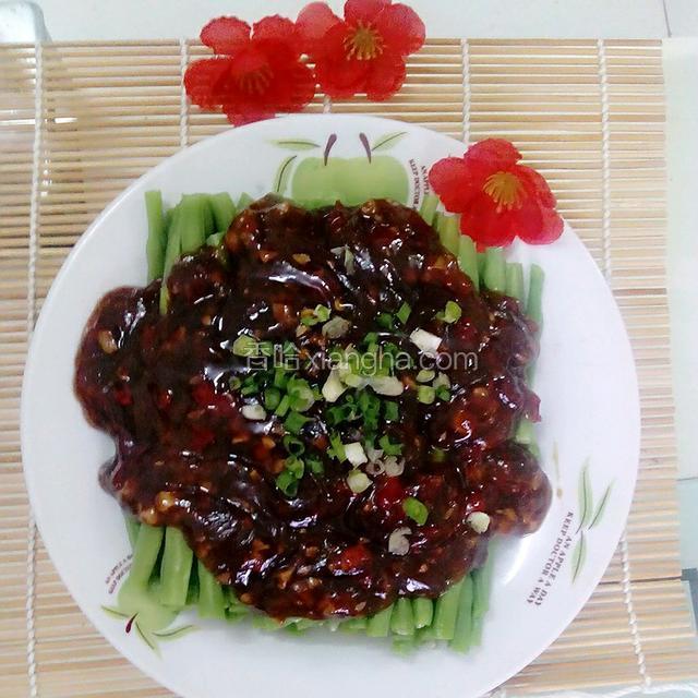 蒜蓉剁椒豇豆