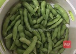 盐水香辣毛豆的做法图解2