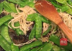 荷兰豆金针菇拌豆腐酿的做法图解9