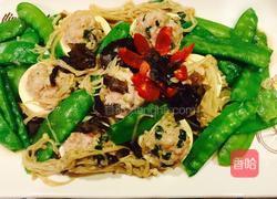 荷兰豆金针菇拌豆腐酿的做法图解11