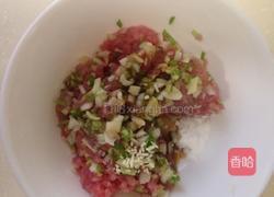 瘦肉酿青椒的做法图解2