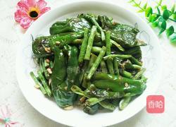 干煸辣椒豆角的做法图解8