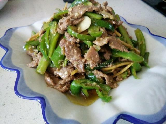 尖椒炒牛里脊肉