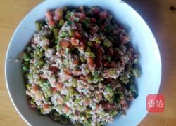酸豇豆胡萝卜炒肉末的做法图解4