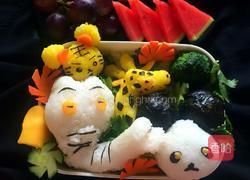 超萌动物园便当的做法图解9