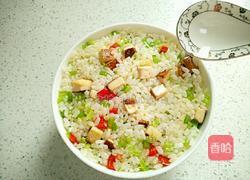 芹菜香干炒饭的做法图解10