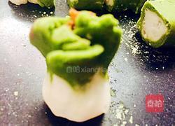 豆沙馅白菜馒头的做法图解7