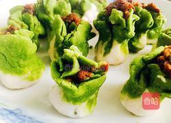 豆沙馅白菜馒头的做法图解8