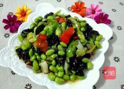 毛豆炒木耳的做法图解6