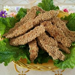 芝麻香脆鸡排
