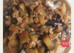 茄子打卤面的做法图解12