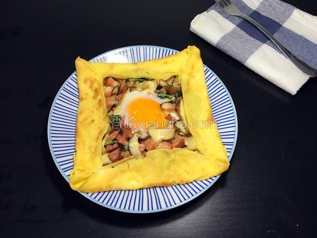 成品，配上一杯牛奶或是麦片，一份早餐齐了。