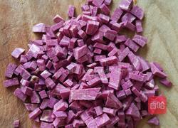 红糖紫薯三米粥的做法图解2