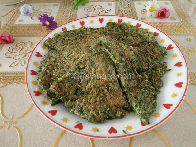 茴香鸡蛋饼